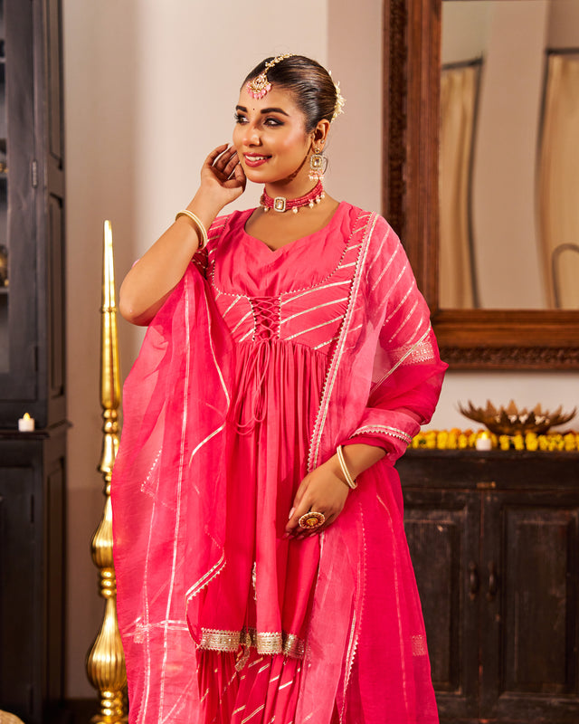 Noor Pink Suit Set