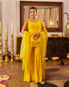 Gold mustard suit set