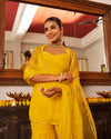 Gold mustard suit set