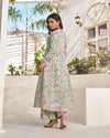 Casual Bloom Handblock Kurta Set