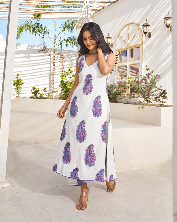 Everyday Grace Handblock Kurta Set