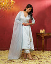 Rehmat Satin Gotapatti Suit Set