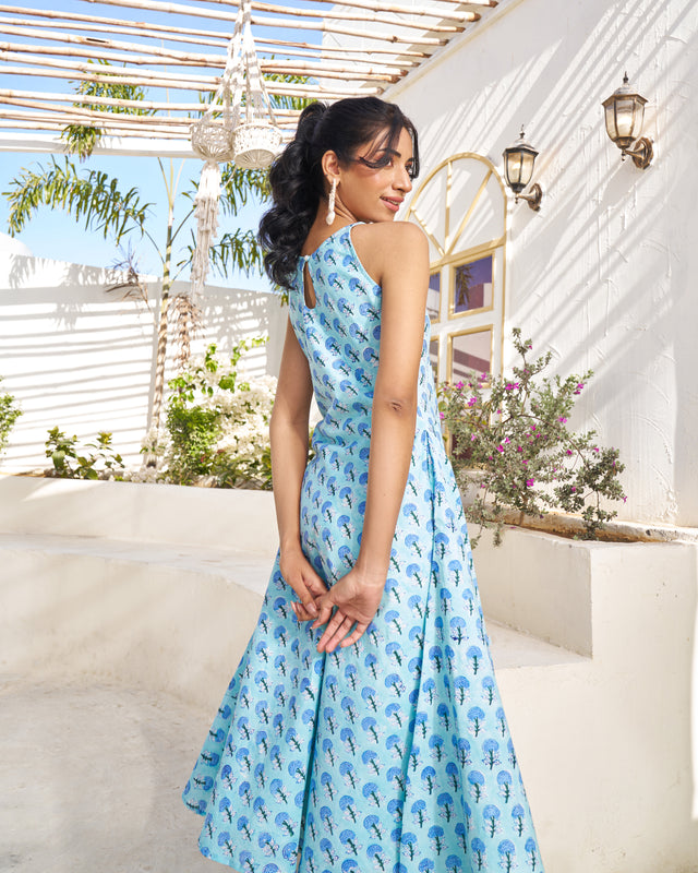 Laidback Charm Handblock Kurta Set