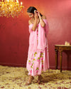 Azal Satin Handpainted Gotapatti Suit Set