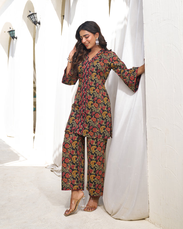 Relaxed Elegance Handblock Coord Set