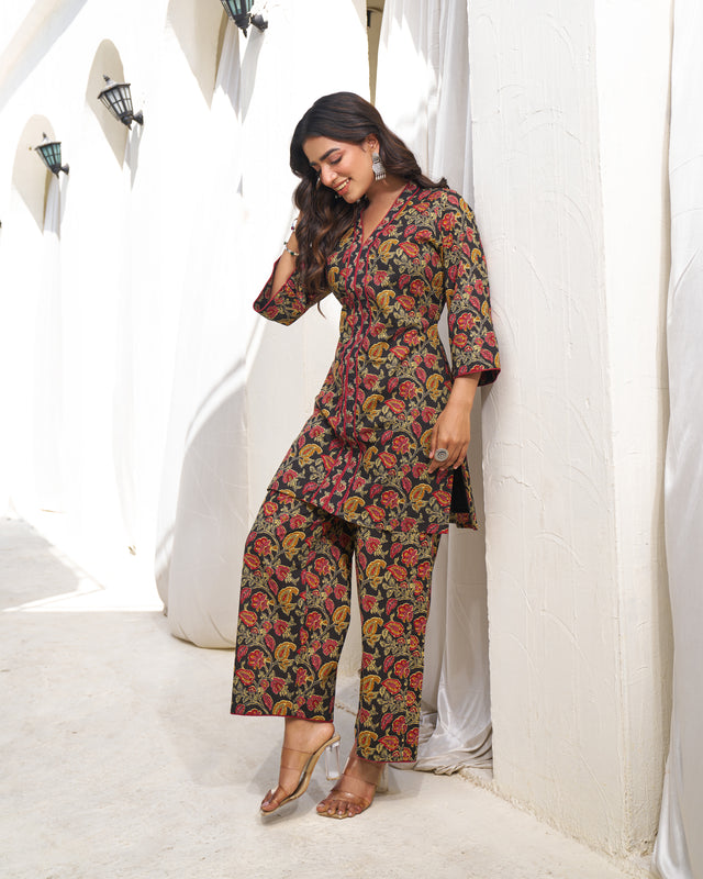 Relaxed Elegance Handblock Coord Set