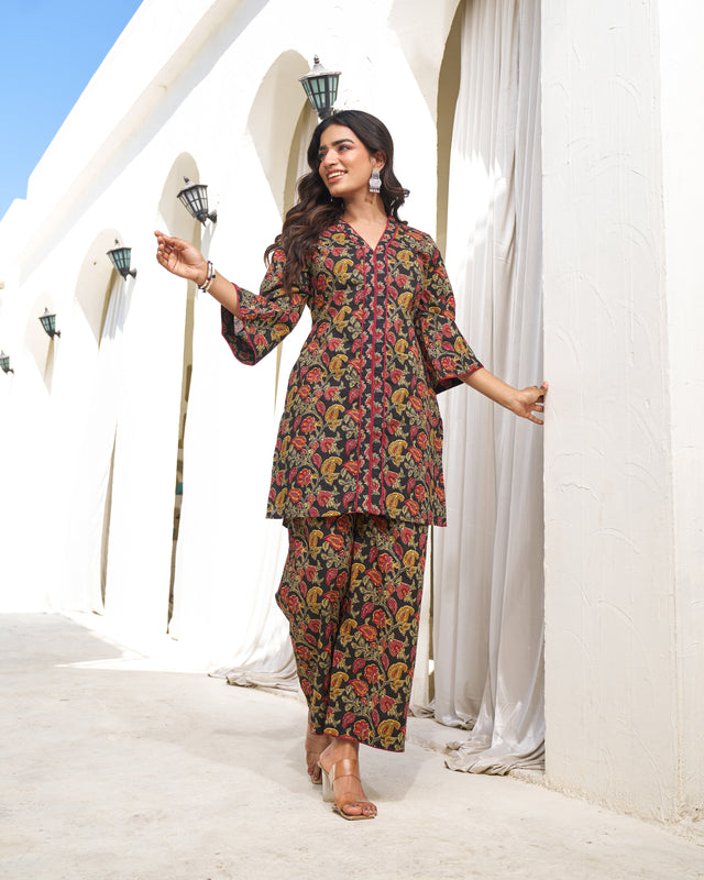 Relaxed Elegance Handblock Coord Set