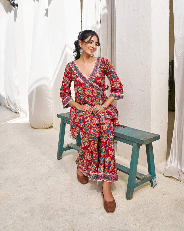 Soft Breeze Handblock Coord Set