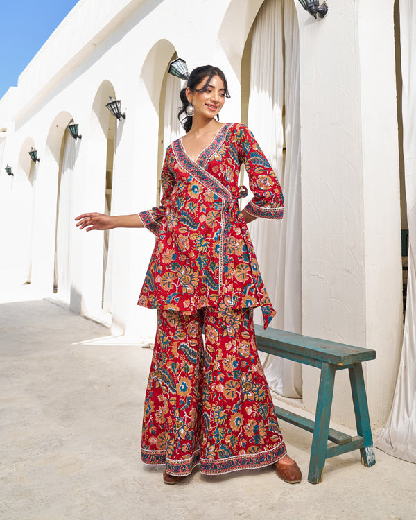 Soft Breeze Handblock Coord Set