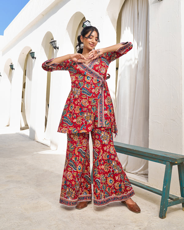 Soft Breeze Handblock Coord Set