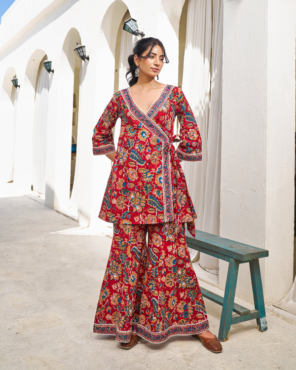 Soft Breeze Handblock Coord Set