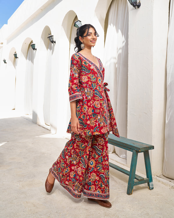 Soft Breeze Handblock Coord Set