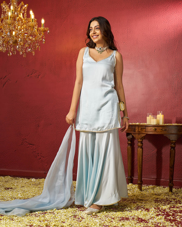 Arsh Satin Gotapatti Sharara Set