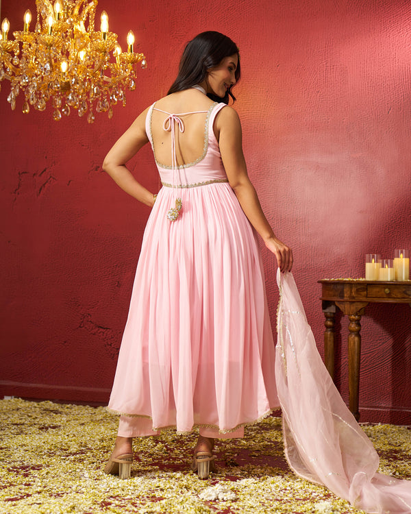 Sadaf Georgette Gotapatti Suit Set