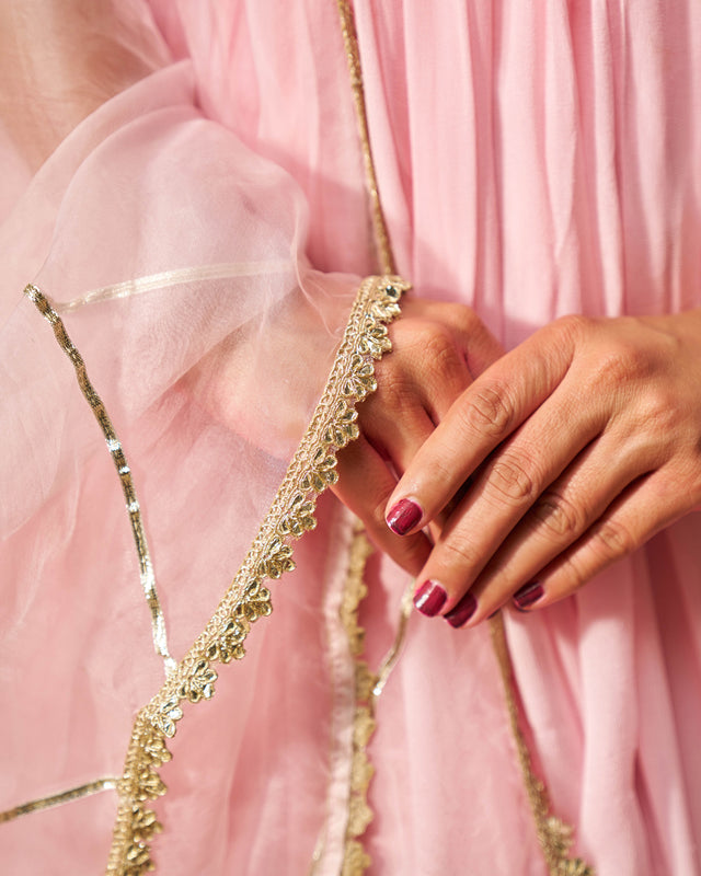 Sadaf Georgette Gotapatti Suit Set