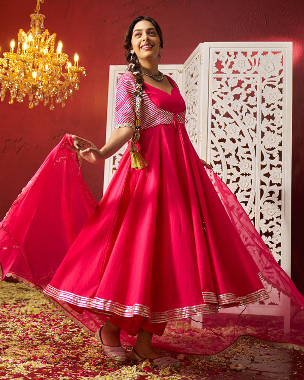 Inaya Cotton Gotapatti Suit Set