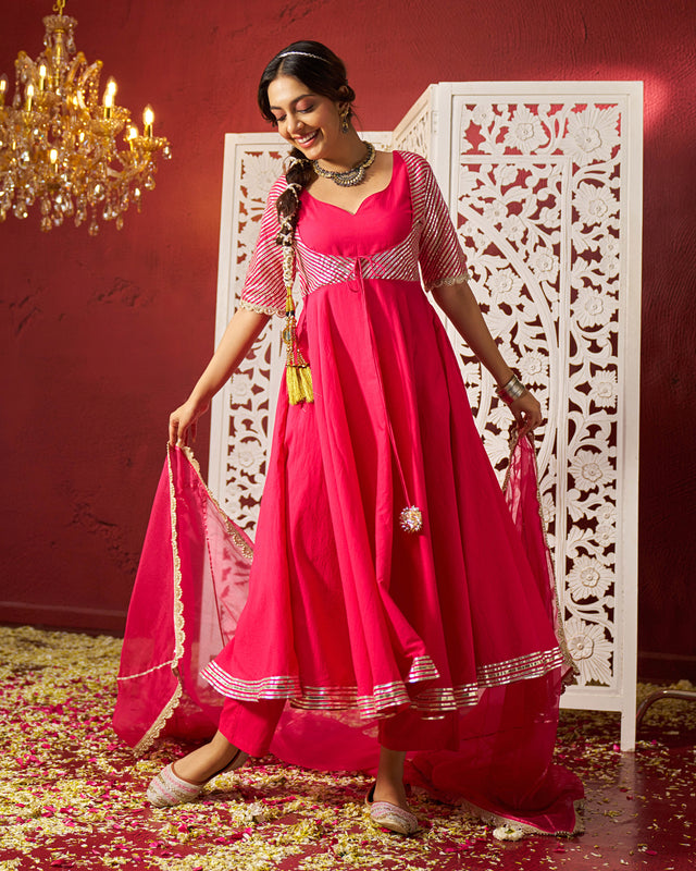 Inaya Cotton Gotapatti Suit Set