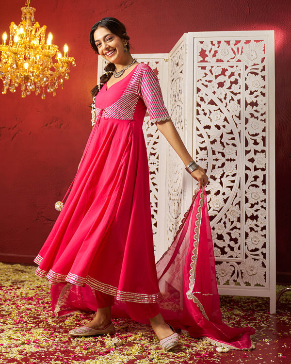 Inaya Cotton Gotapatti Suit Set