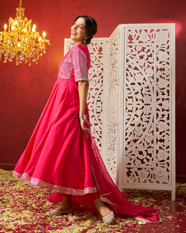 Inaya Cotton Gotapatti Suit Set