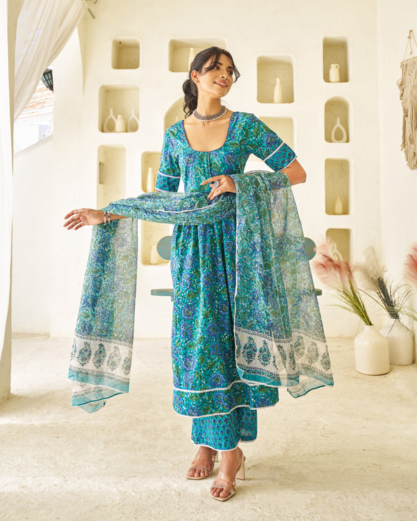 Classic Muse Handblock Suit Set