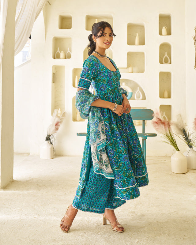 Classic Muse Handblock Suit Set