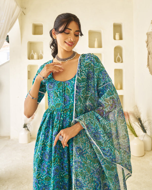 Classic Muse Handblock Suit Set