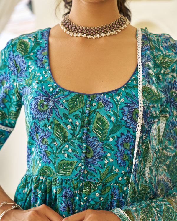 Classic Muse Handblock Suit Set