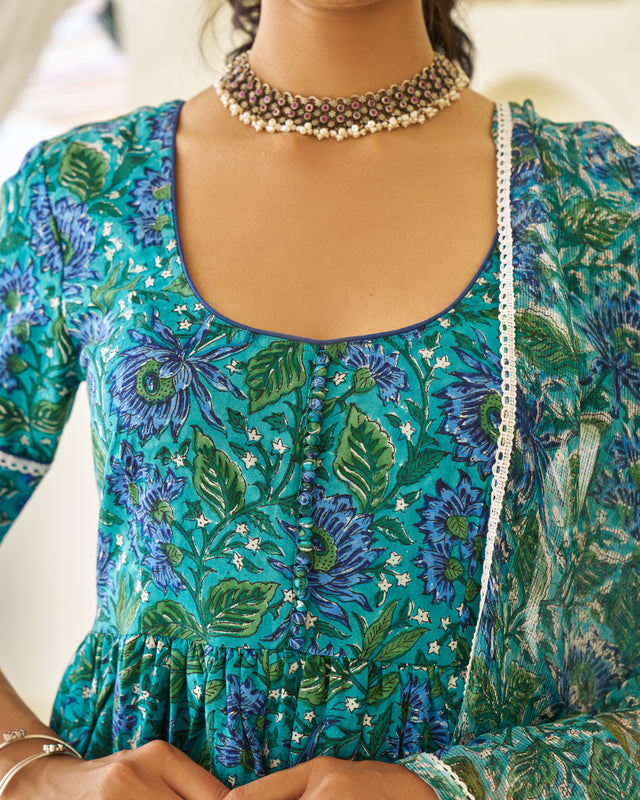 Classic Muse Handblock Suit Set