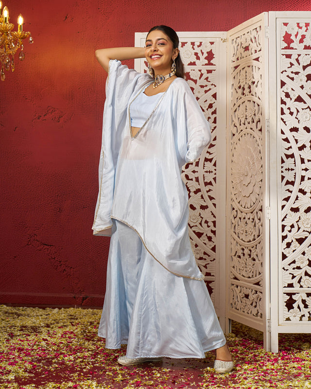 Mehr Silk Gotapatti Coord Set