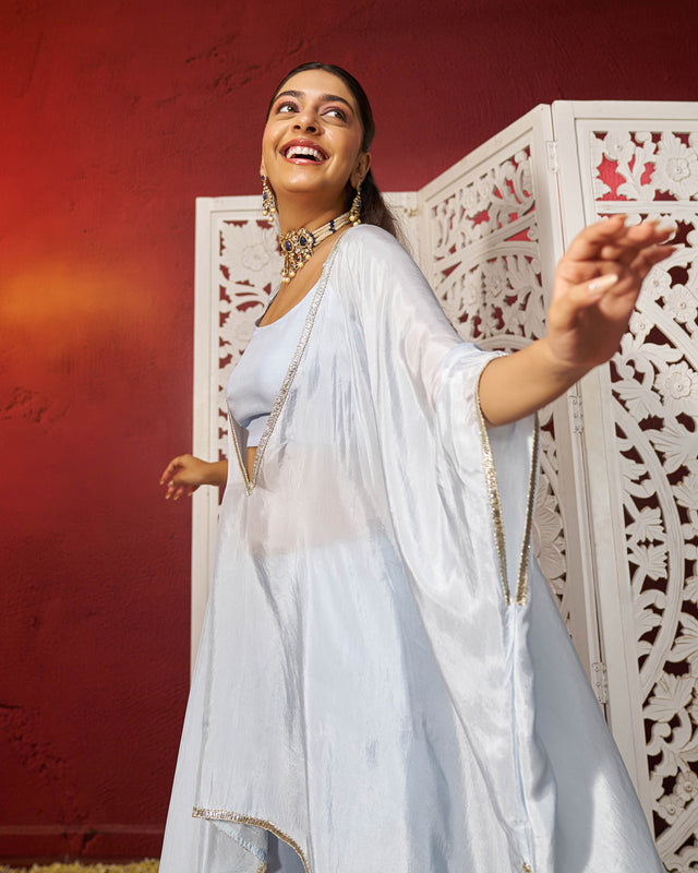 Mehr Silk Gotapatti Coord Set