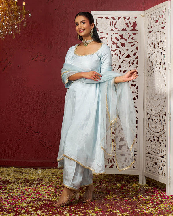 Haadiya Silk Gotapatti Suit Set