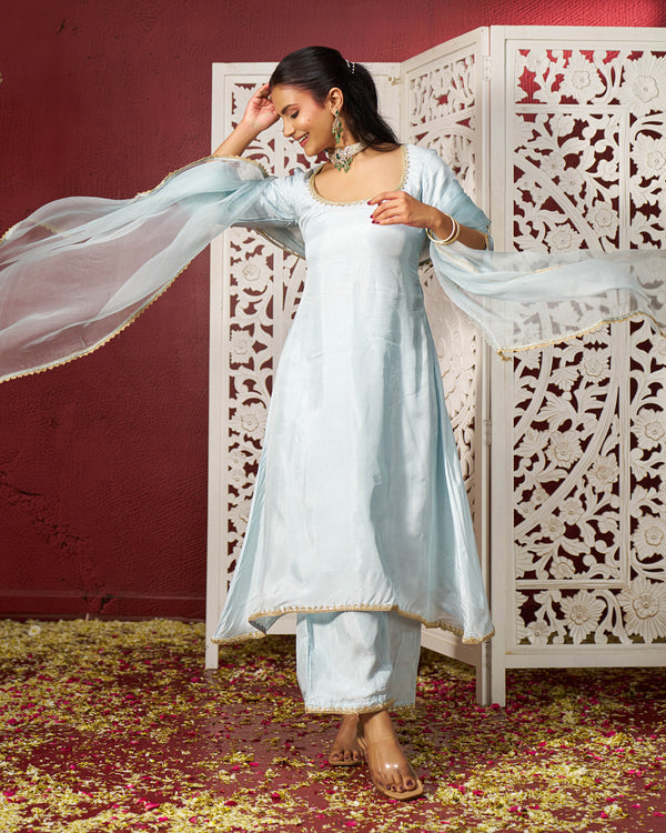 Haadiya Silk Gotapatti Suit Set