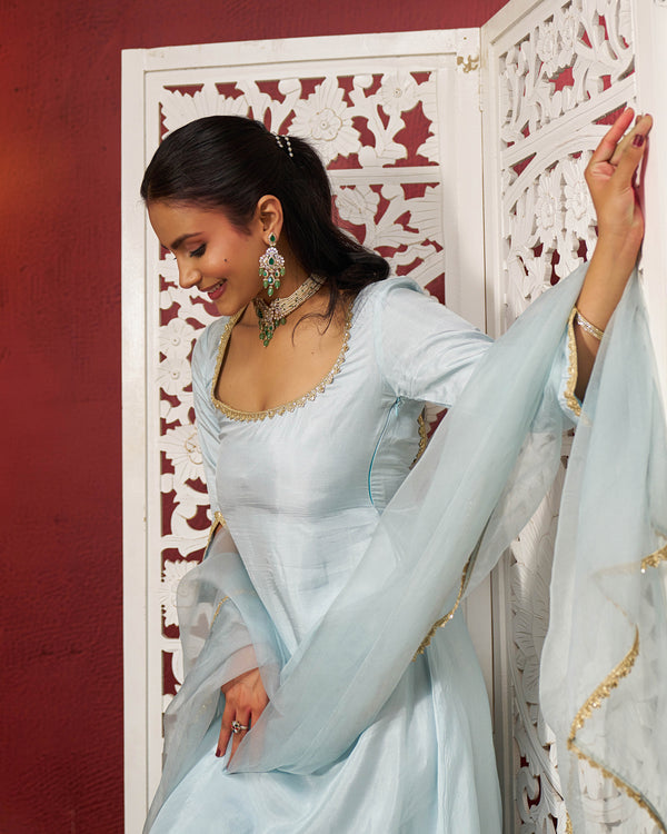 Haadiya Silk Gotapatti Suit Set