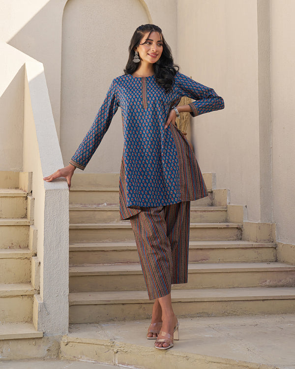 Natural Ease Handblock Coord Set