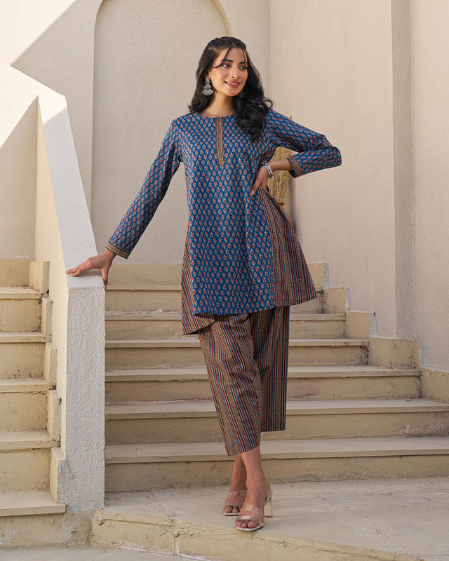 Natural Ease Handblock Coord Set