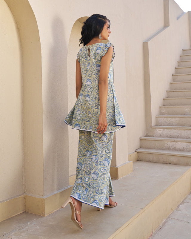 Earthy Tones Handblock Coord Set