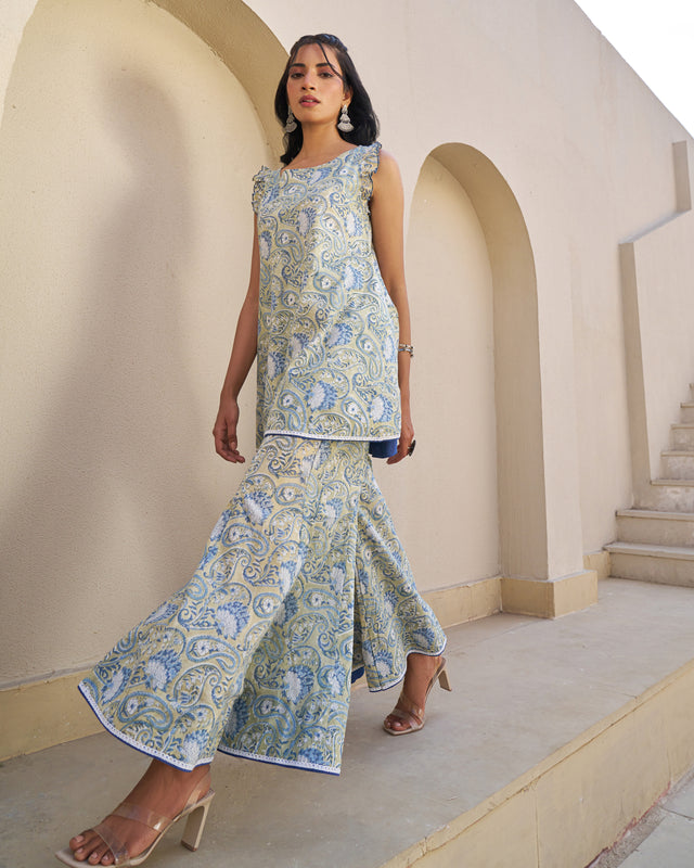 Earthy Tones Handblock Coord Set