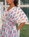 Breezy Comfort Handblock Kaftan Set