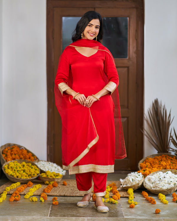 Kumkum Suit Set