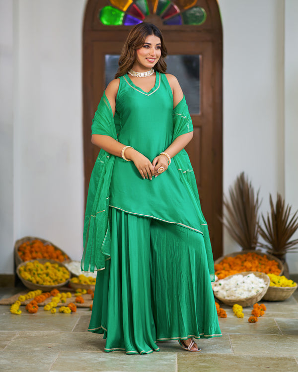 Lila Green Suit set