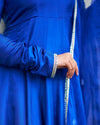 Sapphire Blue Anarkali Suit Set