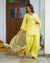 LimeLine Yellow Pakistani Kurta Set