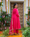 Mystic Pink Flared Suit Set