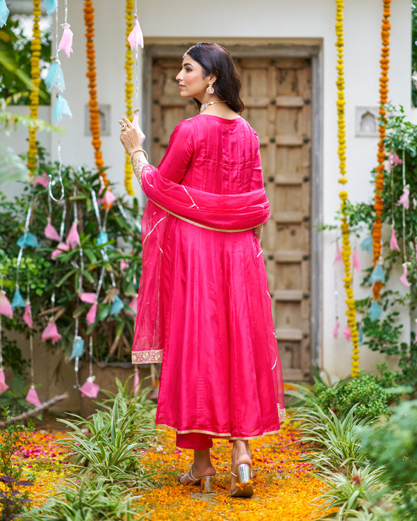 Saanjh Pink Suit set