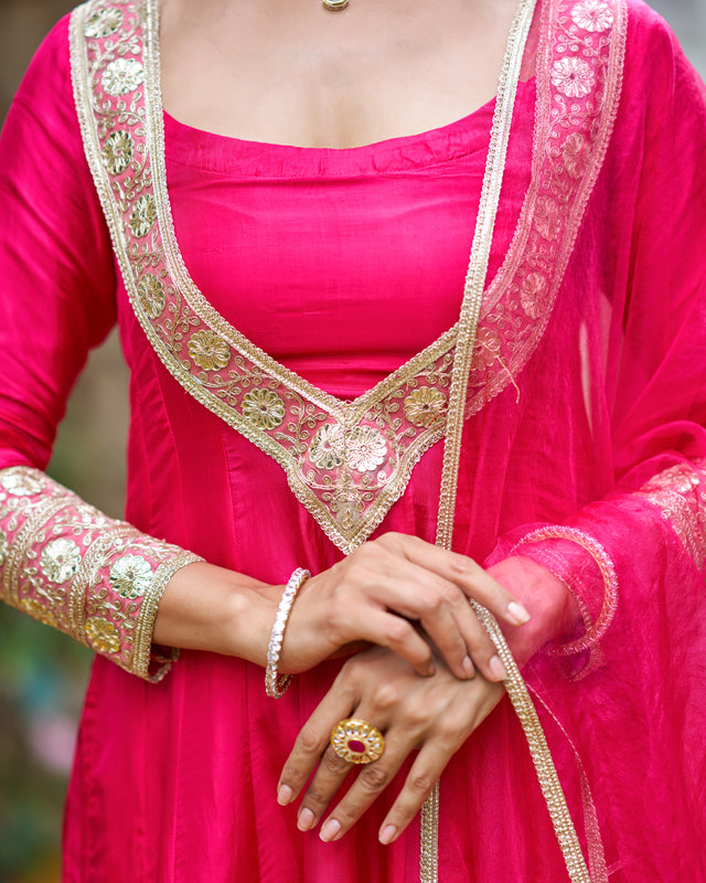 Saanjh Pink Suit set