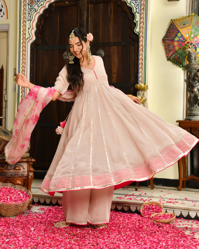 Chandrakala Gota Anarkali Suit Set