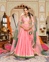 Gulabi Utsav Gotapatti Lehenga Set