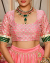 Gulabi Utsav Gotapatti Lehenga Set