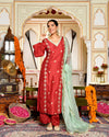 Barkat Maroon Kurta Set