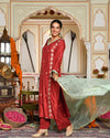 Barkat Maroon Kurta Set